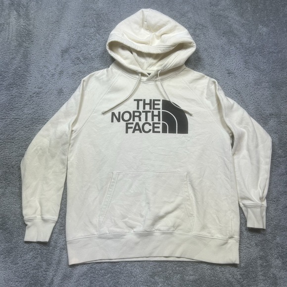 The North Face Jackets & Blazers - The North Face Half Dome Hoodie Women's L Ivory BlackHooded Sweatshirt Outdoor